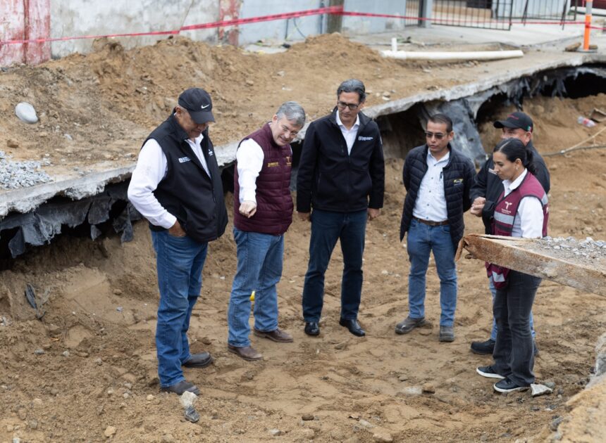 Avanza rehabilitación integral de la red sanitaria en importante sector de Ciudad Madero