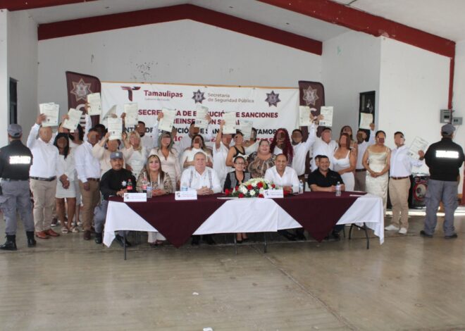 Celebra CEDES Matamoros matrimonios colectivos