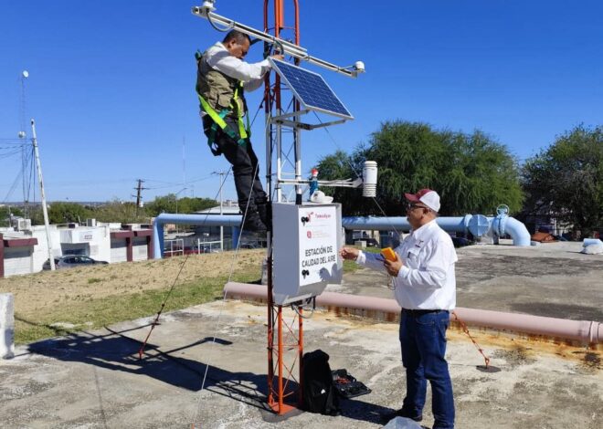 Realiza Secretaría de Recursos Hidráulicos mantenimiento preventivo a estaciones climatológicas en la frontera norte