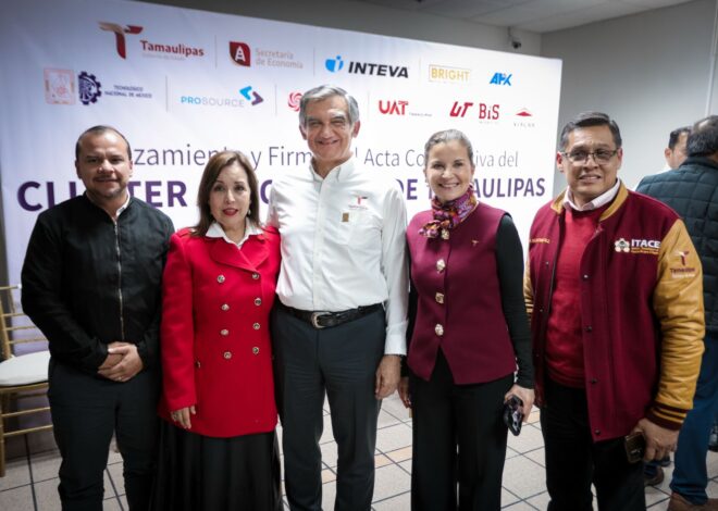Consolida Tamaulipas su competitividad; lanza Clúster Automotriz