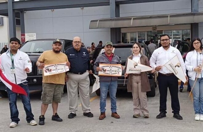 Recibe Instituto Tamaulipeco para los Migrantes a más de 120 vehículos de la Caravana “Arroyo Seco”