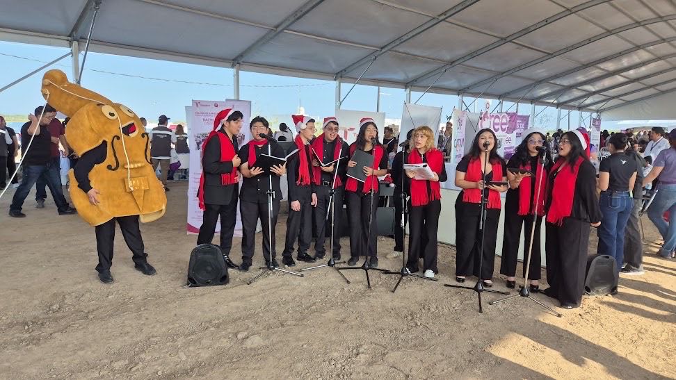 Lleva Colegio de San Juan Siglo XXI esperanza y armonía a Brigada “Transformando Familias” en Matamoros