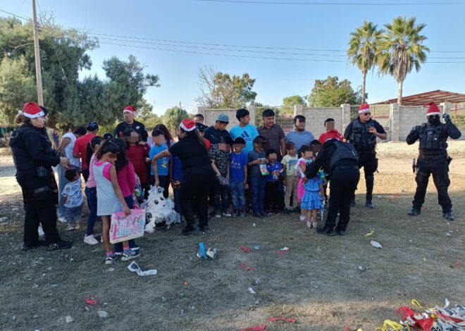 Con juguetes y convivencia, Guardia Estatal impulsa prevención social del delito en San Carlos