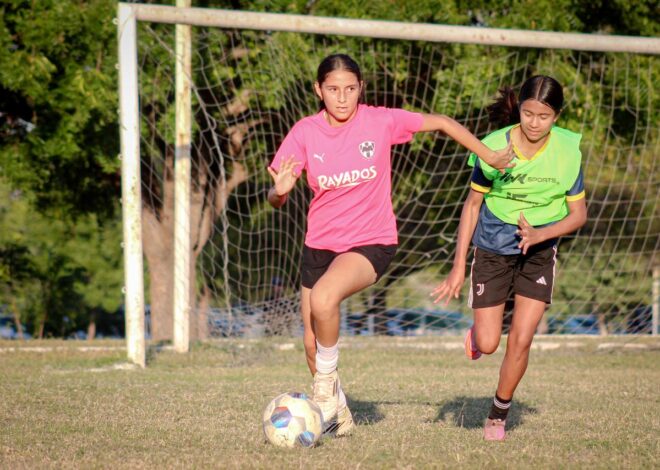 Finaliza INDE Tamaulipas proceso de visorías en futbol femenil rumbo a Olimpiada Nacional 2026