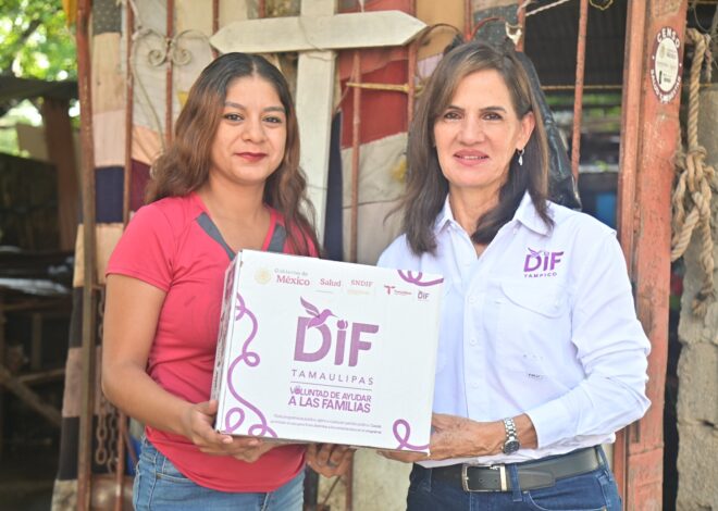 Contribuye DIF Tampico a Garantizar Acceso Alimentario a Familias Vulnerables