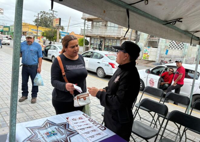 Previene Guardia Estatal de Género violencia familiar con proximidad en espacios públicos