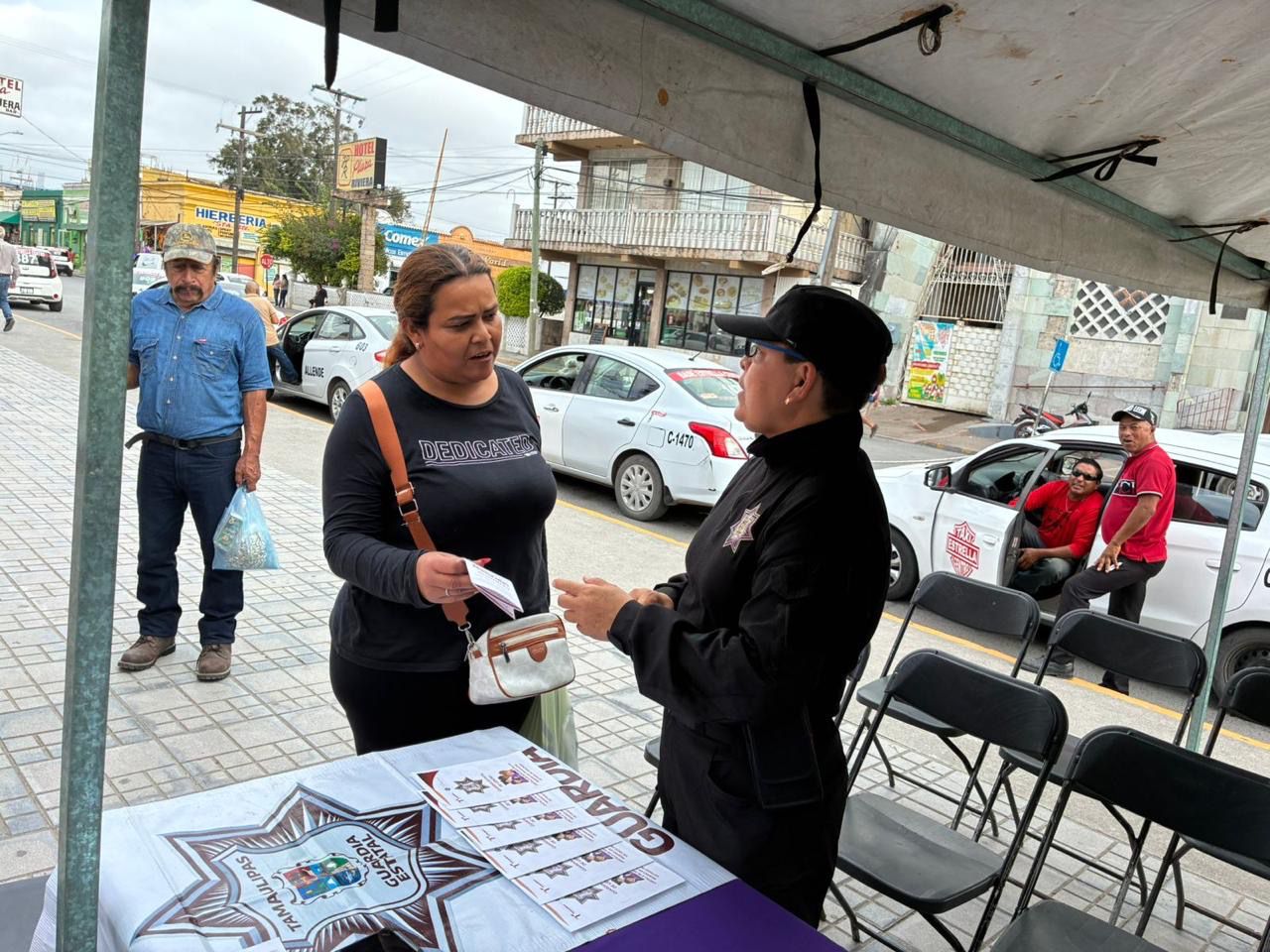 Previene Guardia Estatal de Género violencia familiar con proximidad en espacios públicos