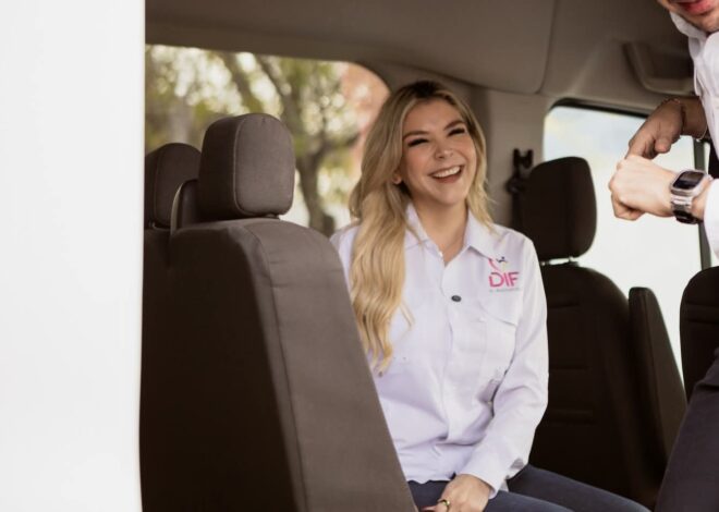 Dona Alcalde Beto Granados nuevo transporte a la Casa Hogar de Matamoros