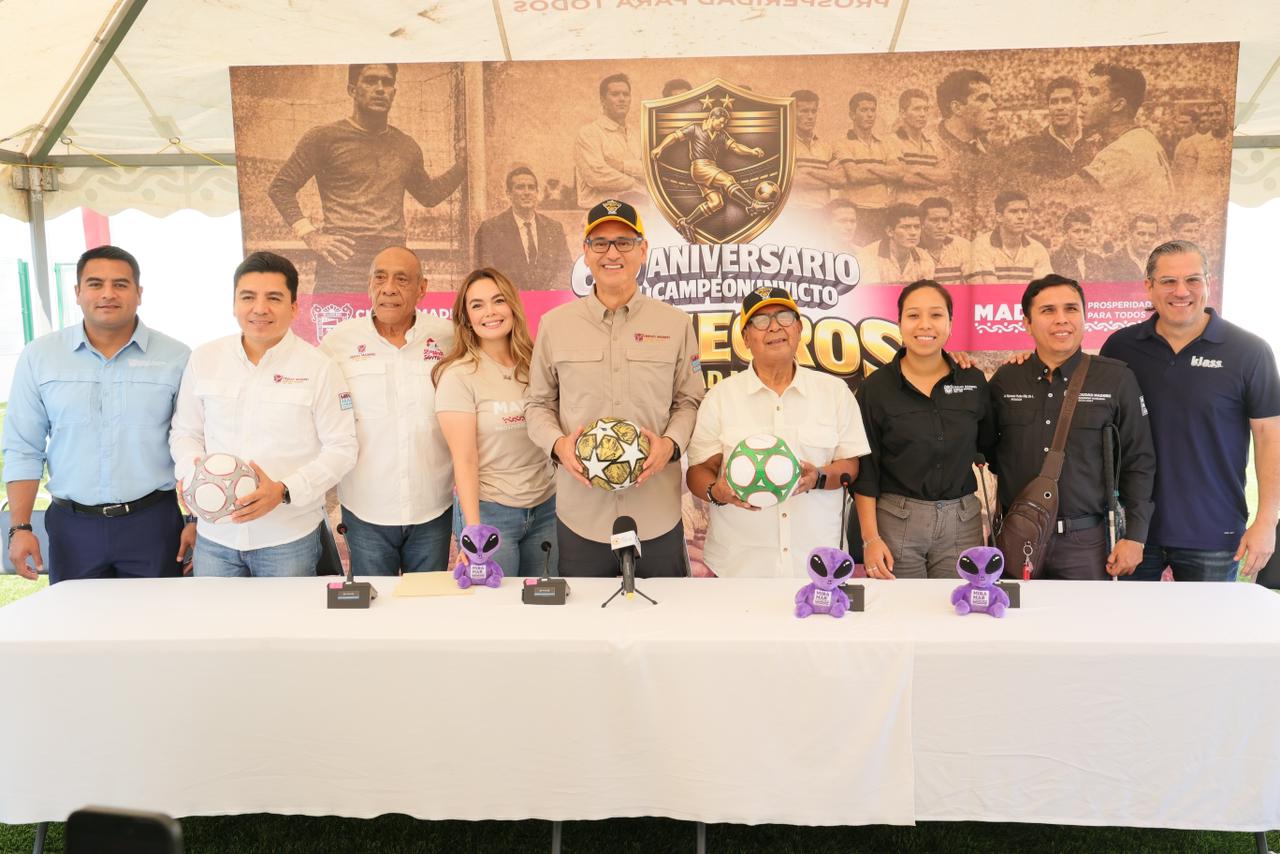 Gobierno de Ciudad Madero rendirá homenaje a los Orinegros, campeones invictos del ascenso 1964-1965
