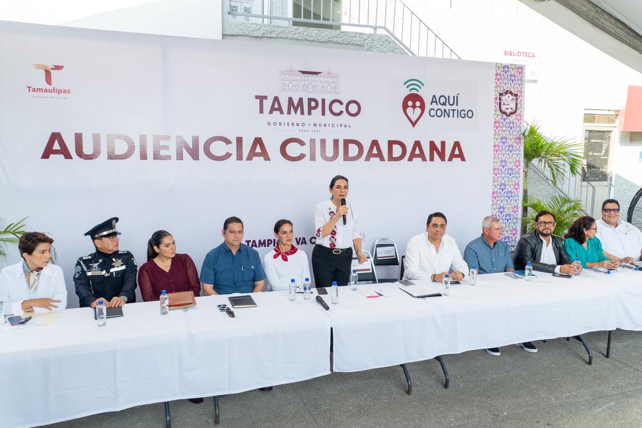 Encabeza Mónica Villarreal Anaya primera Audiencia Ciudadana “Aquí Contigo”