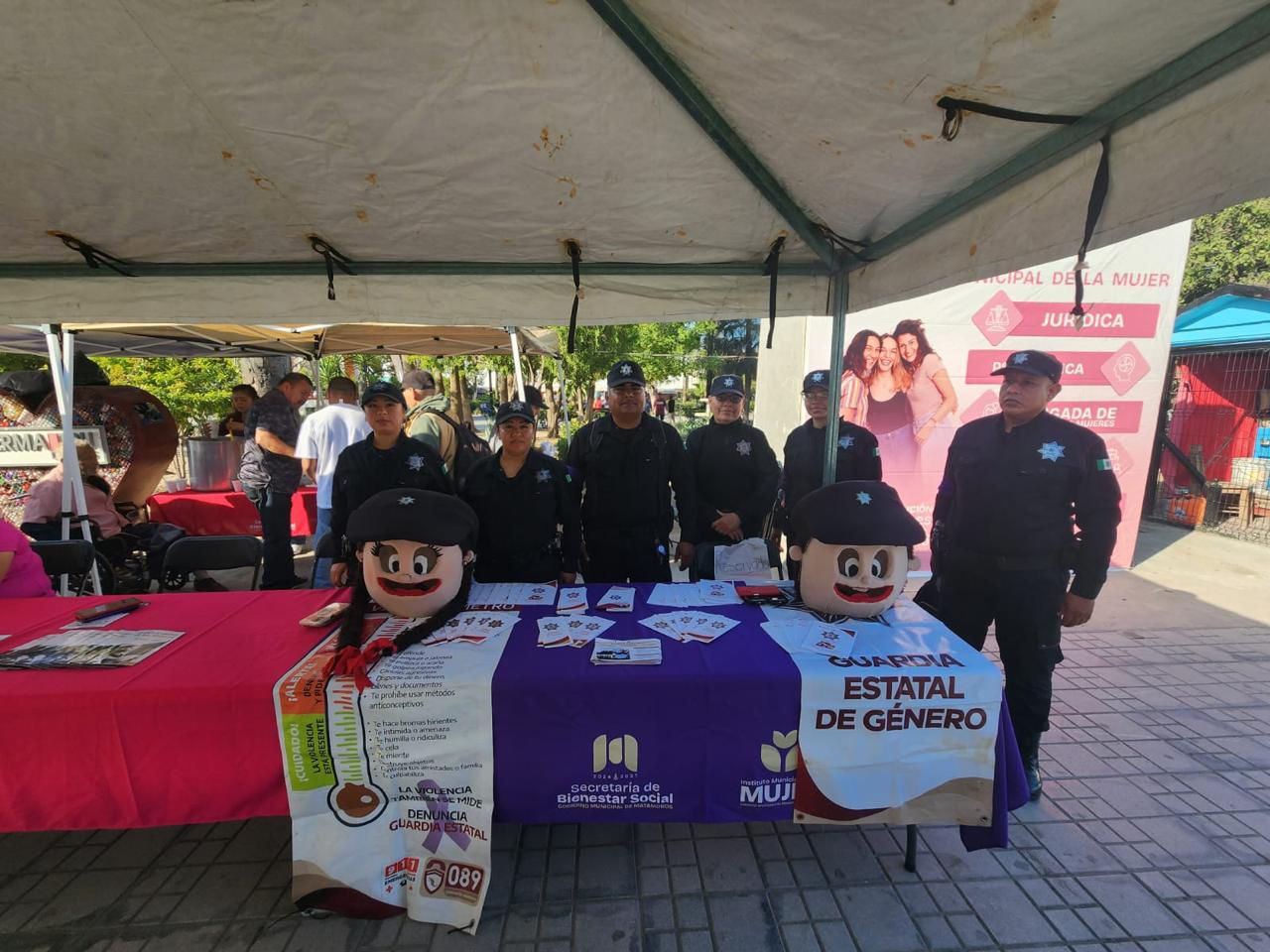 Guardia Estatal de Género previene violencia familiar con proximidad en espacios públicos