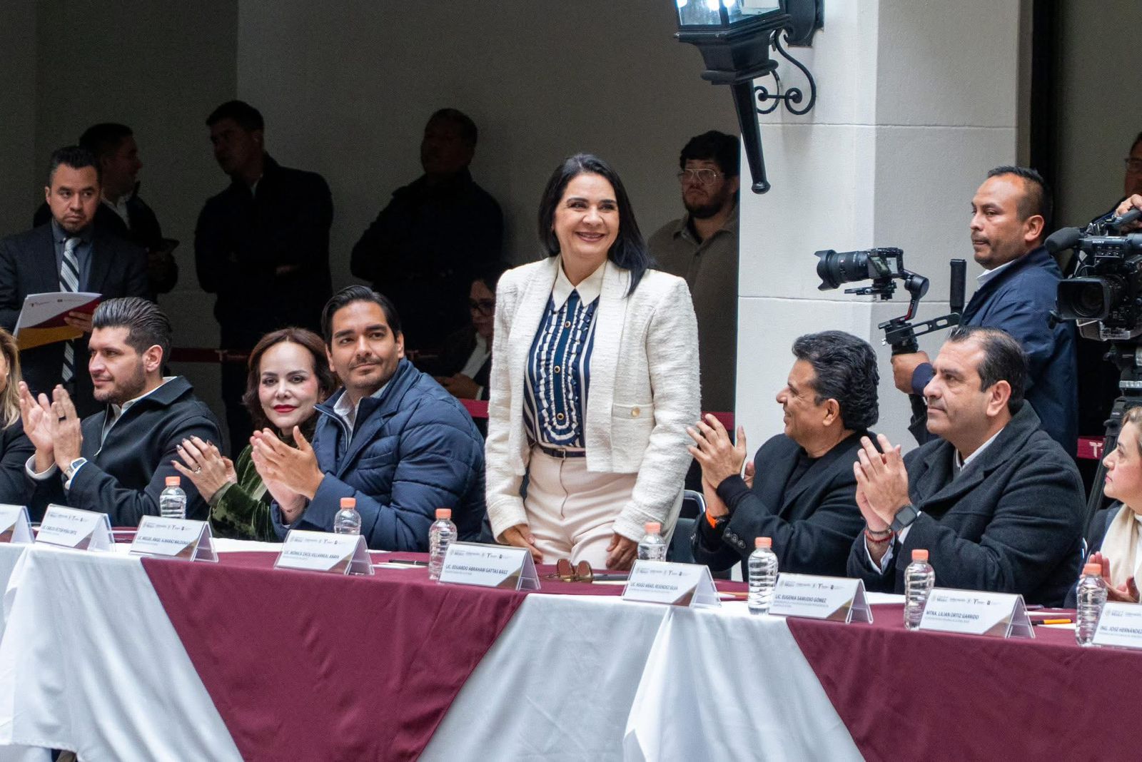 Participa Presidenta Municipal Mónica Villarreal en Instalación del Consejo Estatal de Paz y Justicia Cívica