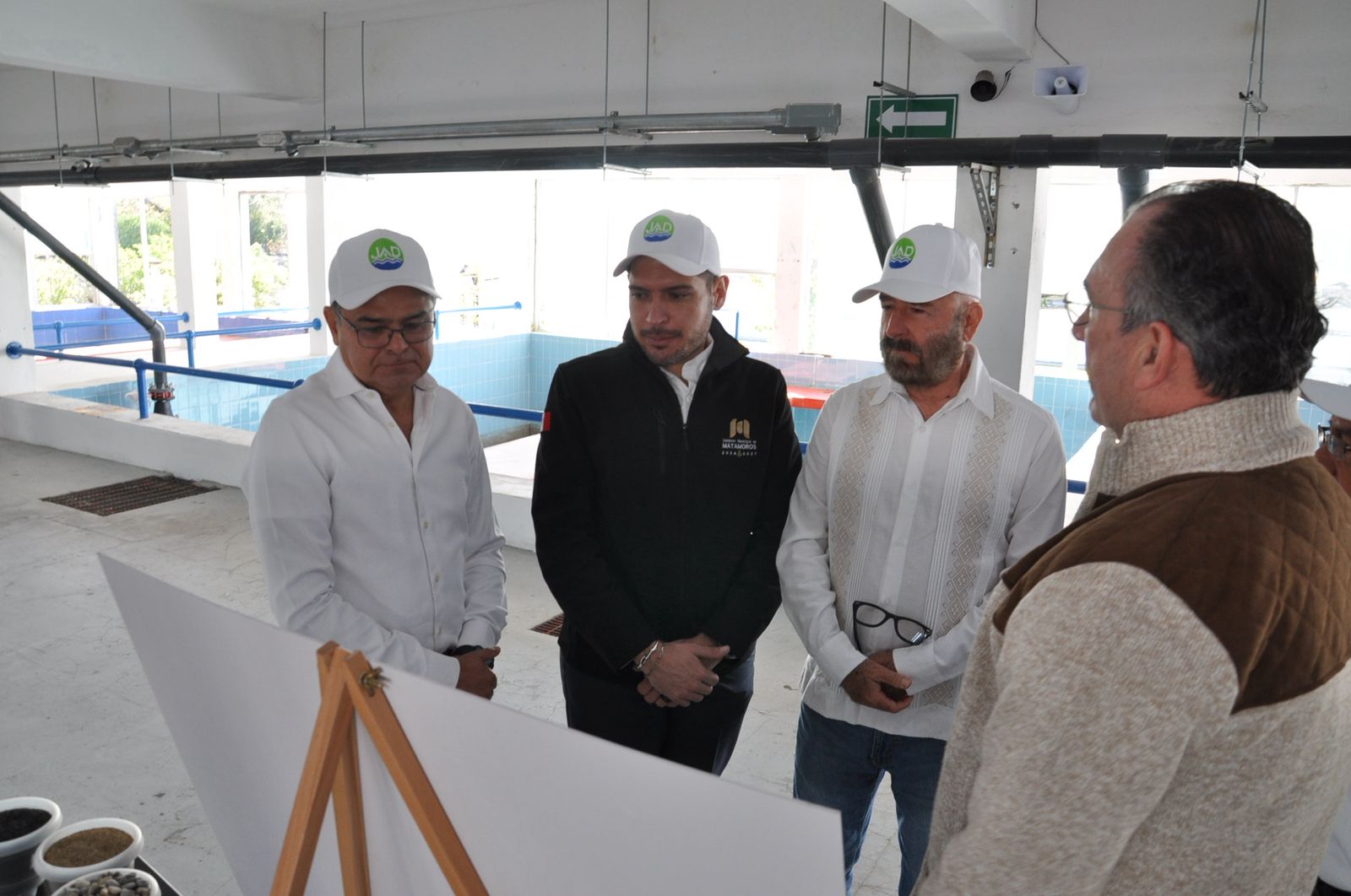 Supervisa SRHDS avances en la rehabilitación de la Planta Potabilizadora Número 1 de Matamoros