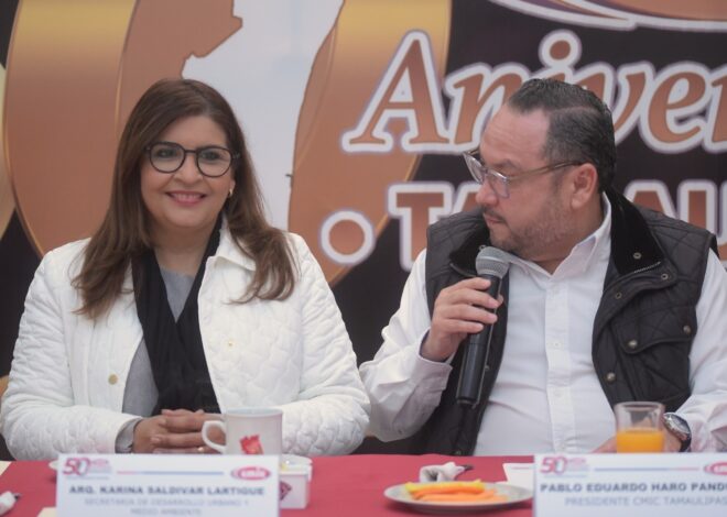 Fortalece SEDUMA alianza con la CMIC Tampico para transformar la movilidad regional