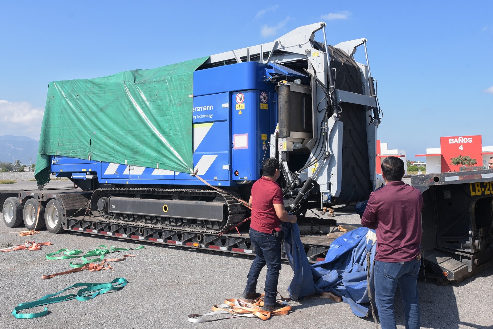 Activa SEDUMA programa de trituración de llantas para proteger la salud y el medio ambiente