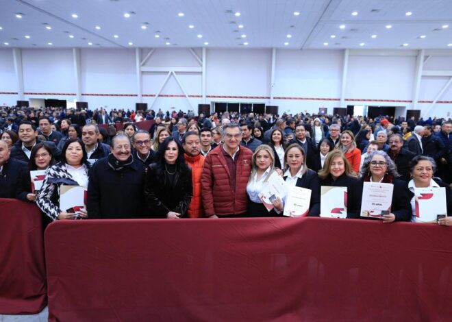 Aumento salarial y pensiones seguras garantiza Américo a las y los trabajadores del Estado