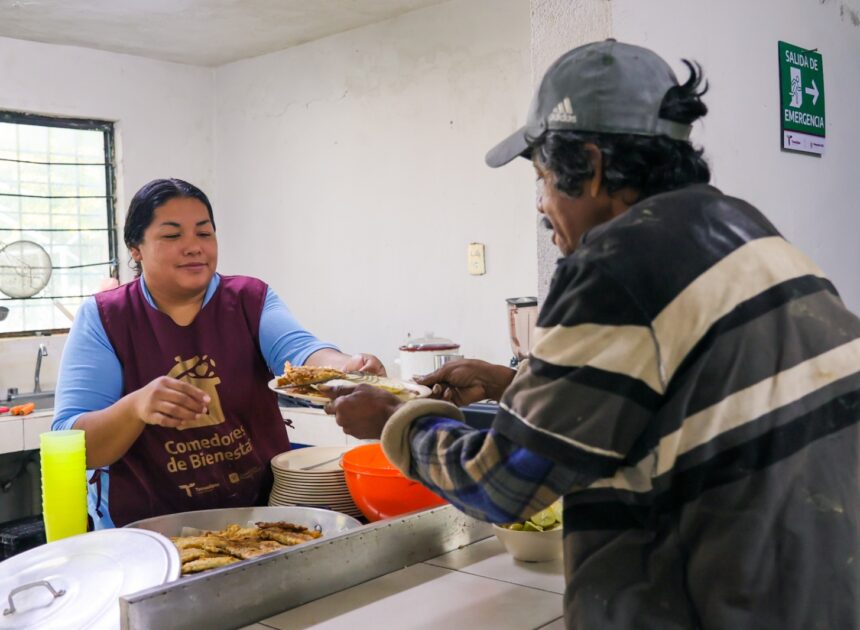 Mantiene SEBIEN entrega de alimentos en comedores
