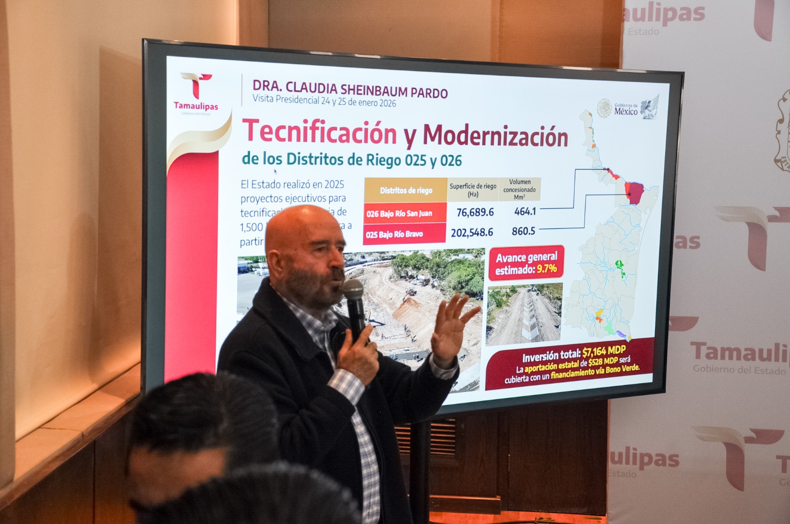 Con coordinación entre Estado y Federación, Tamaulipas registra inversión histórica en materia hídrica