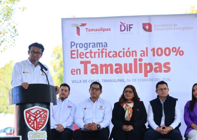 Arranca el Programa de Electrificación al 100% en Tamaulipas