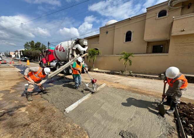 COMAPA SUR mantiene el ritmo de reposición de pavimento tras obras hidráulicas