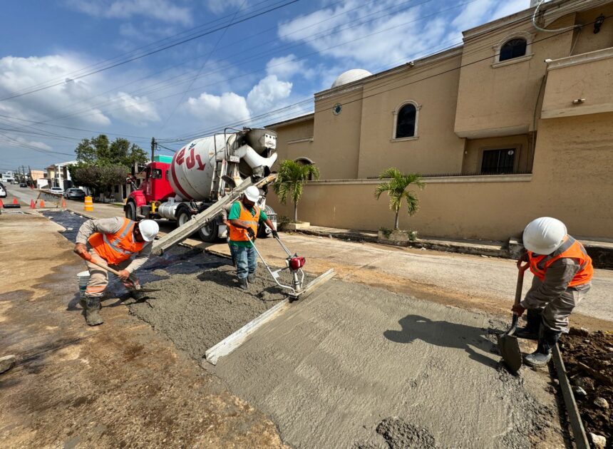 COMAPA SUR mantiene el ritmo de reposición de pavimento tras obras hidráulicas
