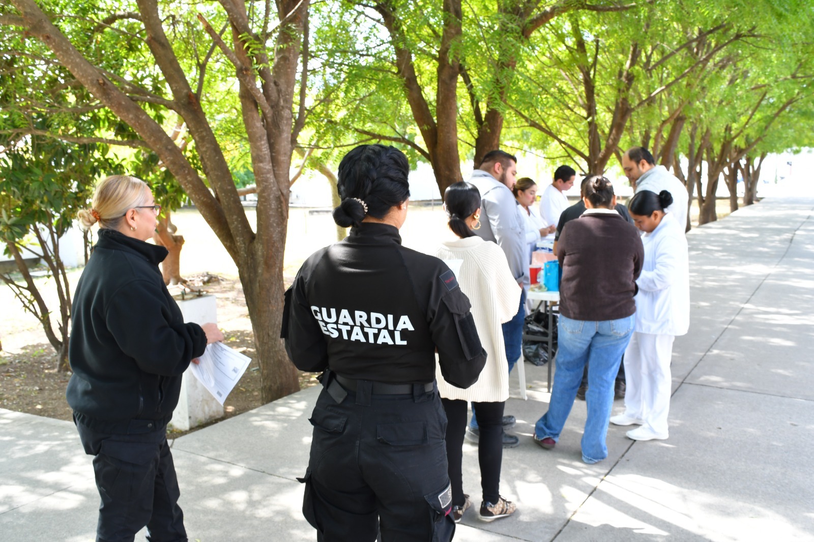 SSPT e ISSSTE realizan campaña de vacunación en Complejo Estatal de Seguridad Pública