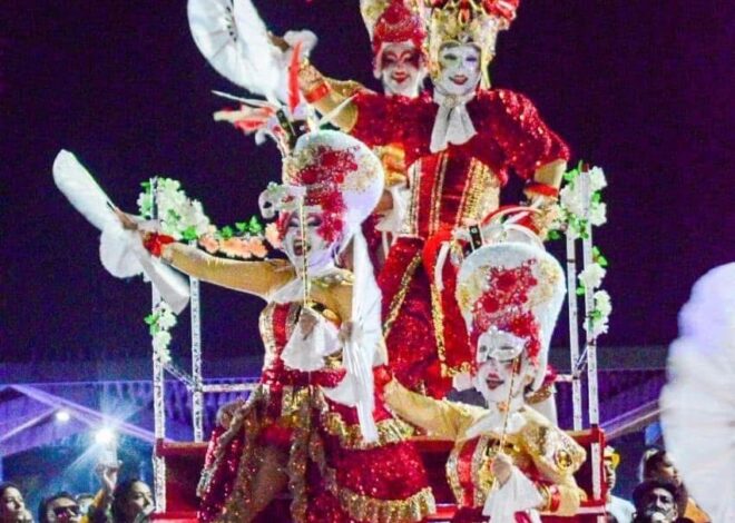 Desfile del carnaval en el sur con más de 60 participantes