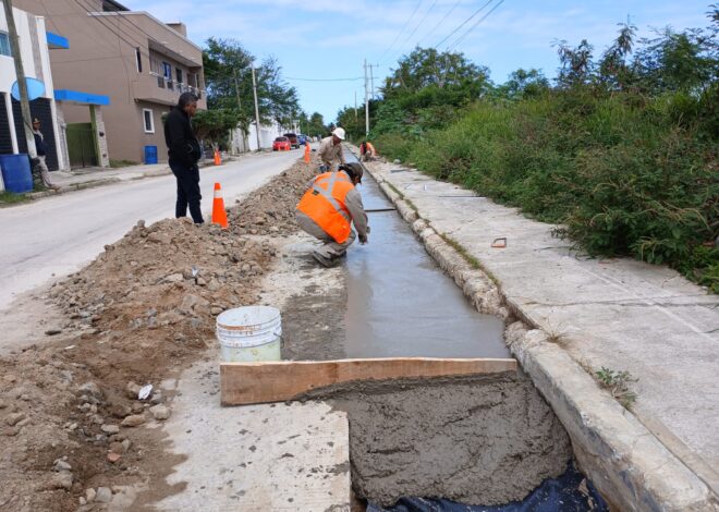 Mejoran infraestructura sanitaria en la colonia Miramápolis de Ciudad Madero