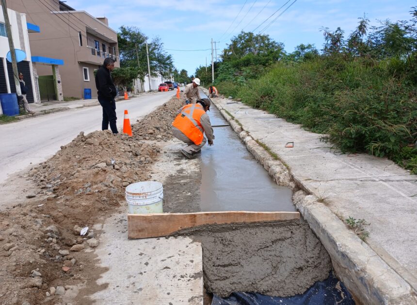Mejoran infraestructura sanitaria en la colonia Miramápolis de Ciudad Madero