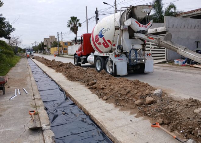 Mejoran infraestructura sanitaria en la colonia Miramápolis de Ciudad Madero