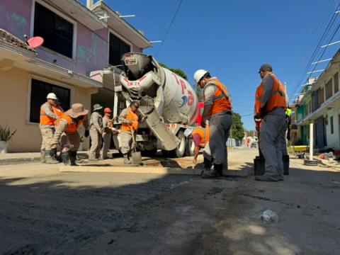 COMAPA Sur prioriza la seguridad y la movilidad con la reposición de pavimento tras obras hidrosanitarias