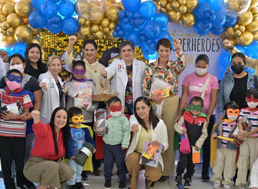 Emotiva Visita Realiza Presidenta del DIF Tampico a Menores del Área de Oncología Infantil en el Hospital Carlos Canseco