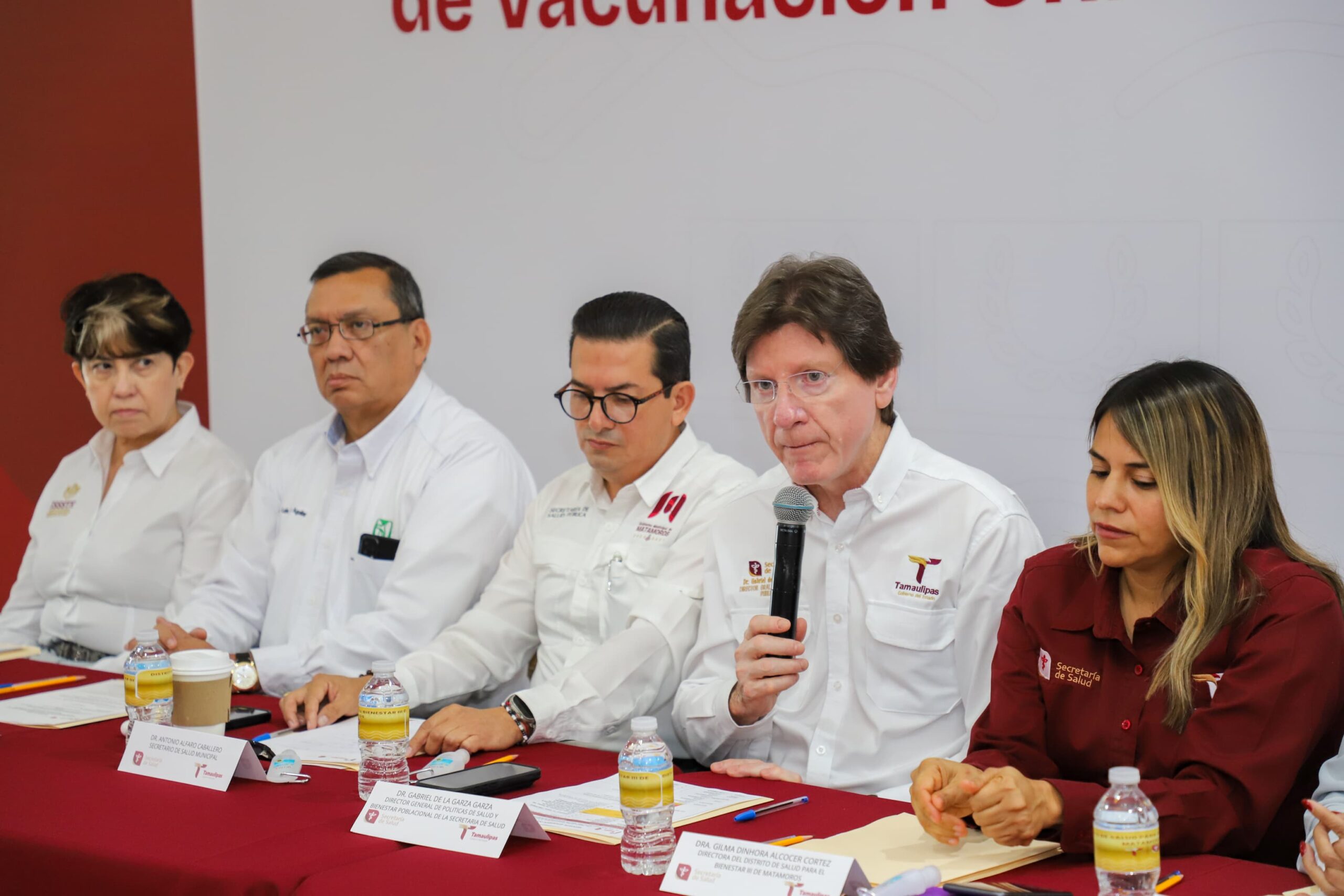 Acuerdan empresarios y el Sector Salud reforzar la vacunación en Matamoros