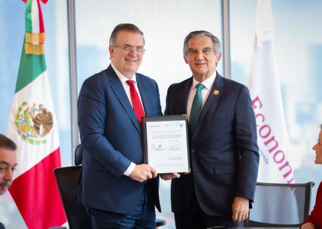 Firma Américo convenio con secretario de Economía para impulsar Polo de Desarrollo para el Bienestar en Altamira