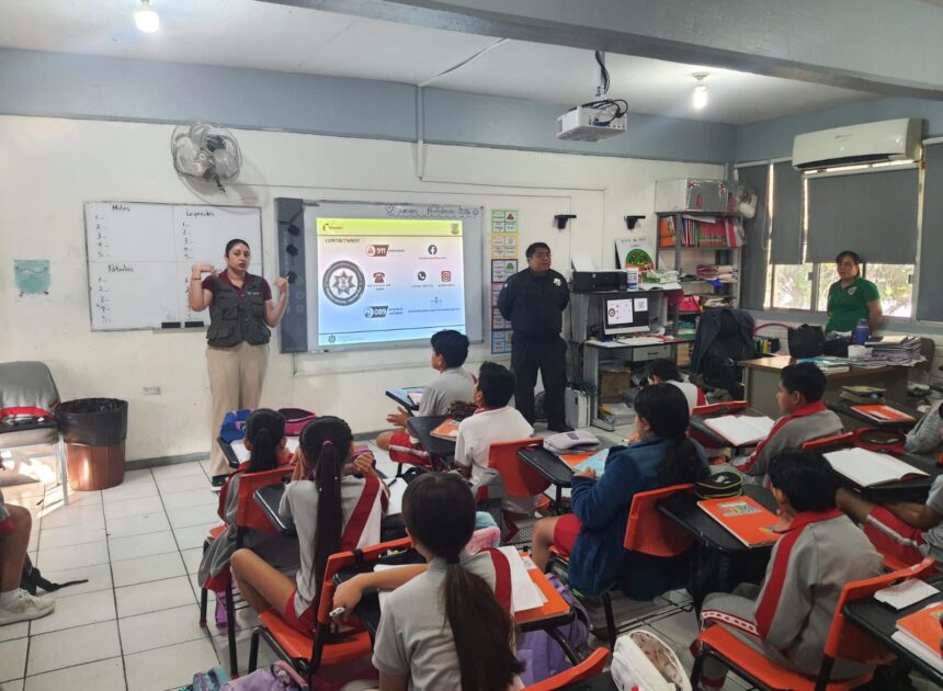 Promueven civismo digital y prevención de delitos cibernéticos entre estudiantes de primaria
