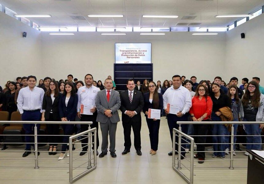 Acerca TPT protección de datos personales a alumnos de la UAT