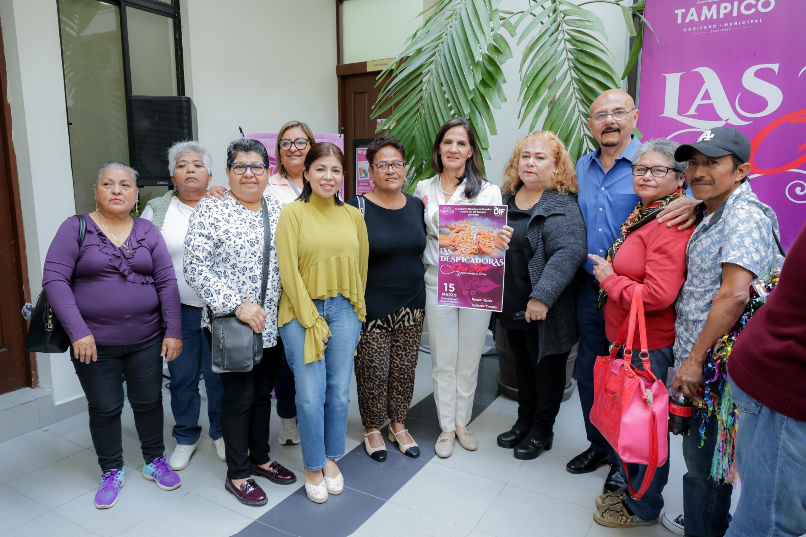 Rinde el Gobierno Municipal y el Sistema DIF Tampico homenaje a las despicadoras con la puesta en escena “Las Despicadoras del Oro Rojo