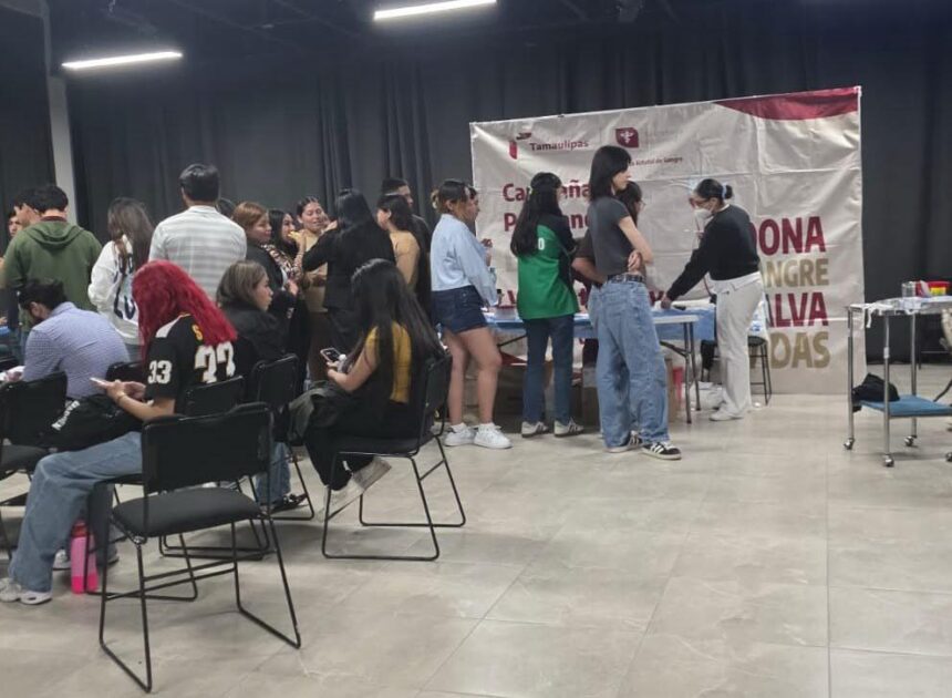 Impulsa gobierno de Tamaulipas campañas de donación de sangre