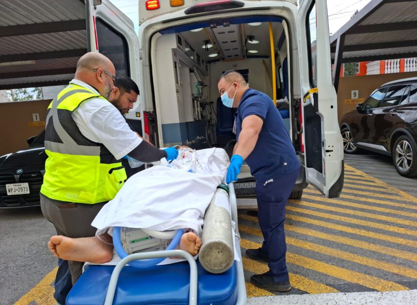 Realiza Gobierno de Tamaulipas traslado exitoso de paciente pediátrico al Hospital Infantil