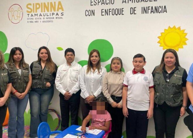 Instala SIPINNA Tamaulipas Espacio Amigable en Jaumave para garantizar el bienestar de la niñez y adolescencia