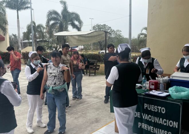 Protege Tec Mante con jornada de vacunación la salud de su comunidad educativa