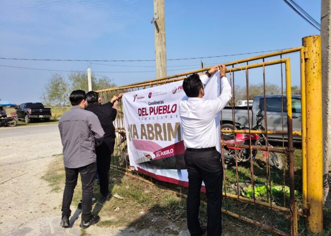 Arranca operaciones la primera Gasolinera del Pueblo