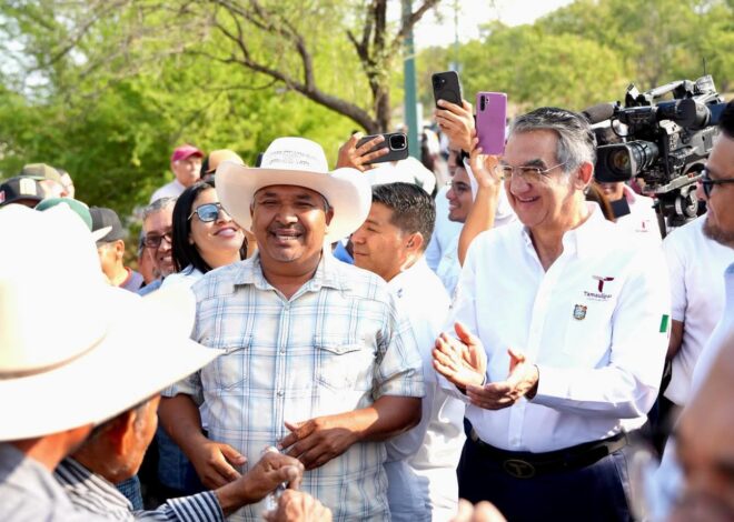 Reconocen ejidatarios de Llera respaldo de Américo ante problemática con empresa eólica