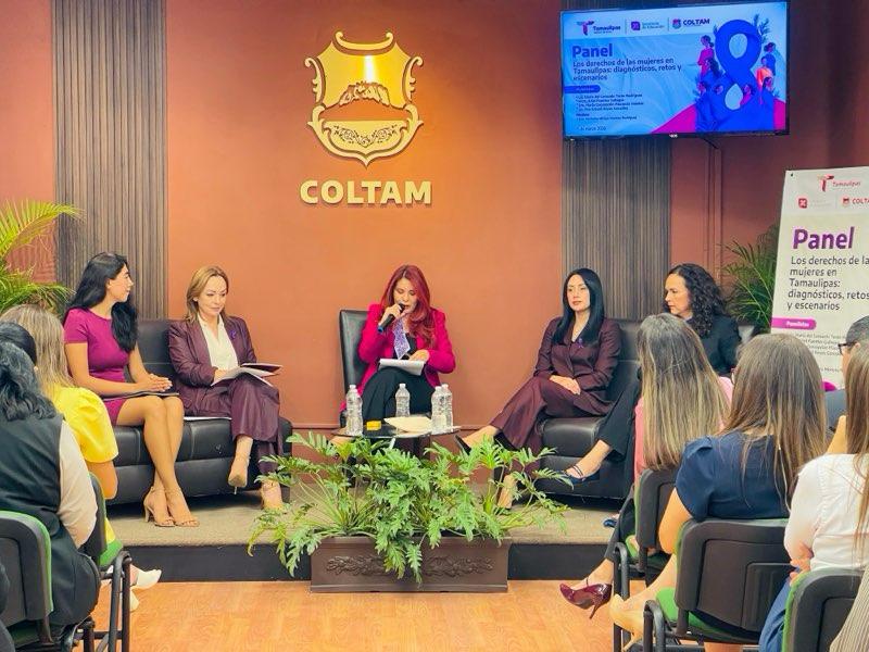 Aborda COLTAM retos y avances de los derechos de las mujeres en Tamaulipas