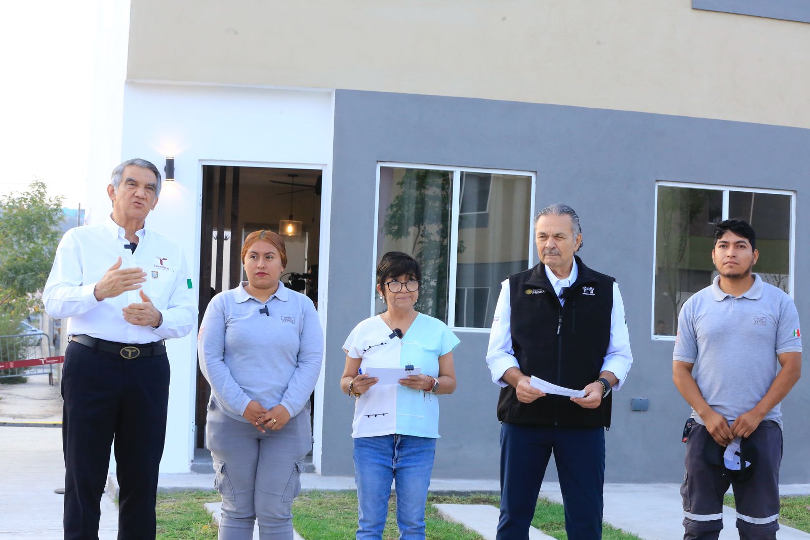 Desde la mañanera, Claudia Sheinbaum encabeza entrega de viviendas en Tamaulipas