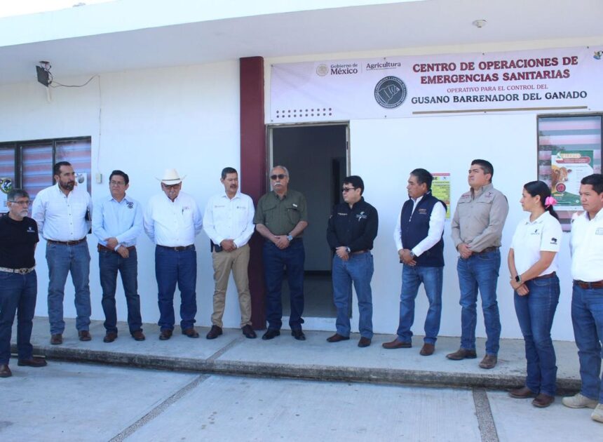 Inauguran Centro de Emergencias Sanitarias contra gusano barrenador