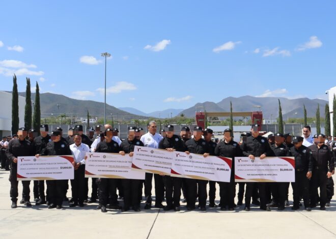 Entrega SSPT incentivos económicos por aseguramiento de 27 armas durante el último mes