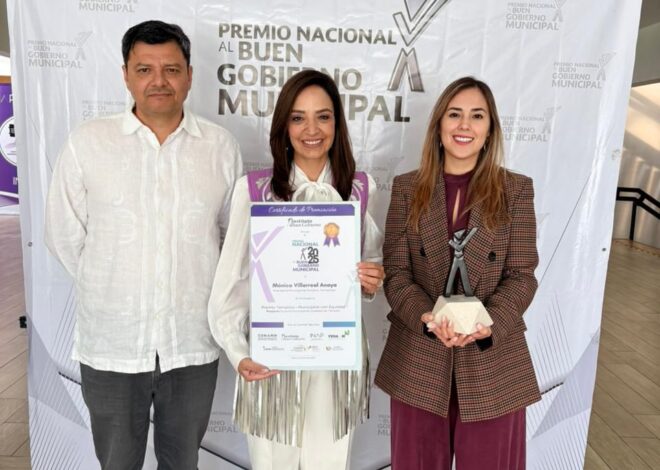 Tampico recibe Premio Nacional al Buen Gobierno Municipal 2025 por políticas de equidad impulsadas por Mónica Villarreal