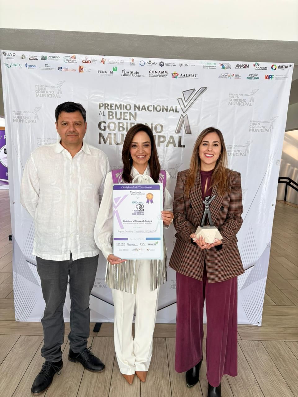 Tampico recibe Premio Nacional al Buen Gobierno Municipal 2025 por políticas de equidad impulsadas por Mónica Villarreal