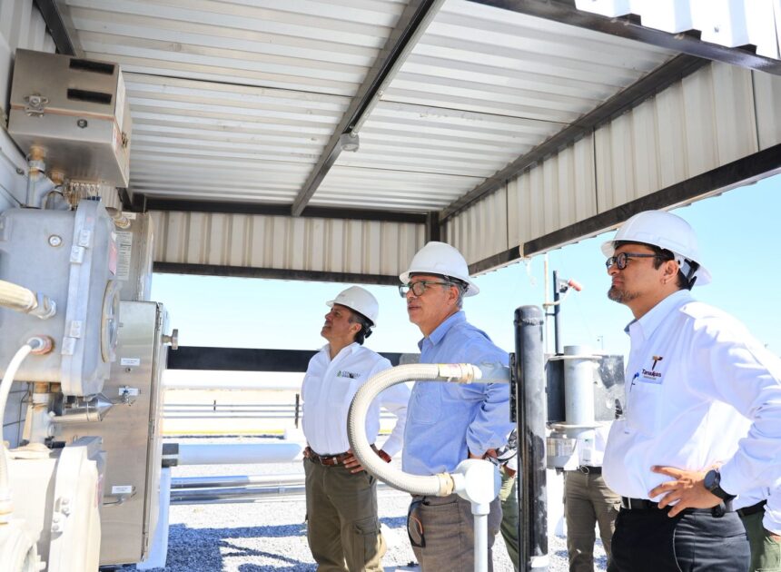 Supervisa CENAGAS, SEDENER y CENAM avances del Complejo Procesador de Gas Burgos en Reynosa